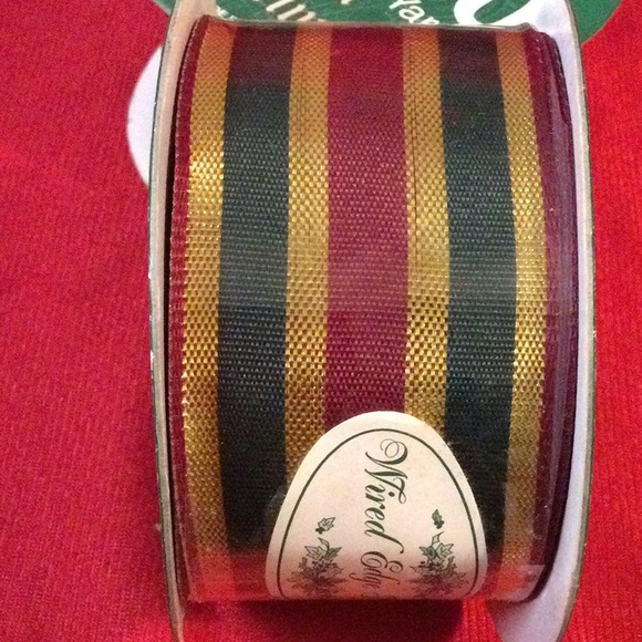 3 Rolls of Christmas Ribbon NWOT - Picture 2 of 2